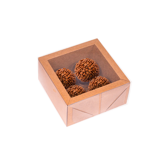 Caixa Alta Com Moldura (04 Doces) Kraft