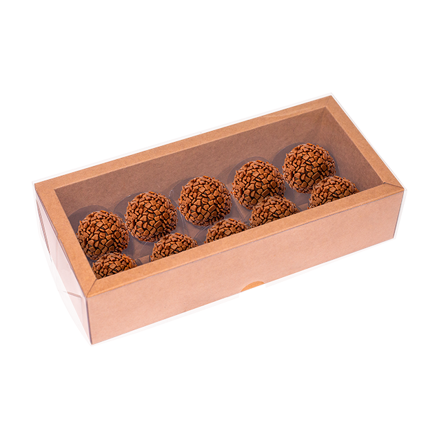 Caixa Alta Com Moldura (10 Doces) Kraft