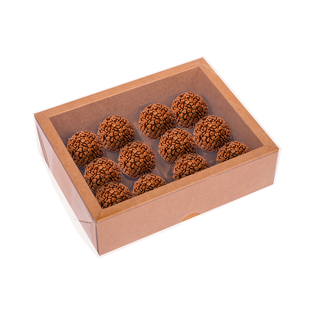 Caixa Alta Com Moldura (12 Doces) Kraft